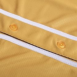 DEHANER Old Gold Baseball Jersey for Men Women