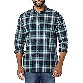 Amazon Essentials Men's Long-Sleeve Slim-Fit Stretch Poplin Shirt