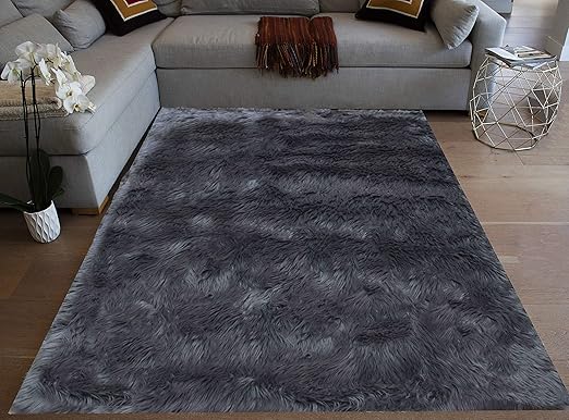 Amazon Com La Sheepskin Fluffy Furry Fuzzy Thick Plush High Pile