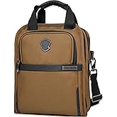 WELKINLAND 14-Pockets Travel Messenger Bag for Men, 13" Tablet Shoulder Bag Men, 15L-Roomy Men's Shoulder Bag Expandable, Comfortable EDC Crossbody Bag for Man, Heavy-Duty Mens Messenger Bags for Work