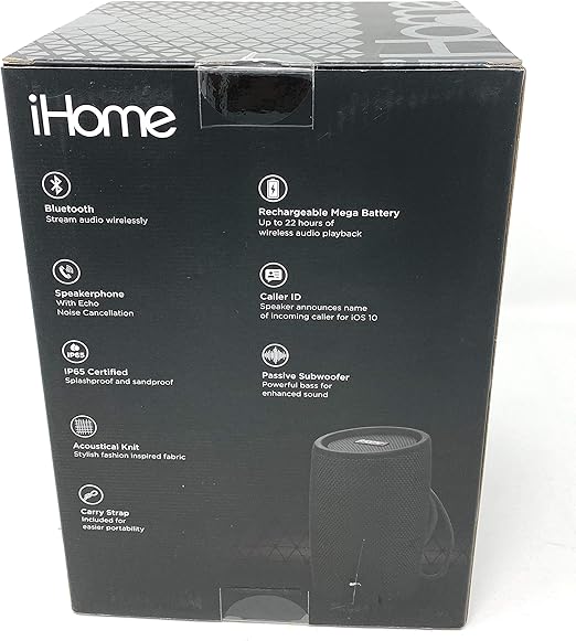 ihome acoustical knit ibt77v2