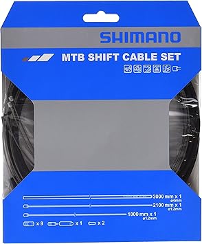 mtb shift cable set shimano