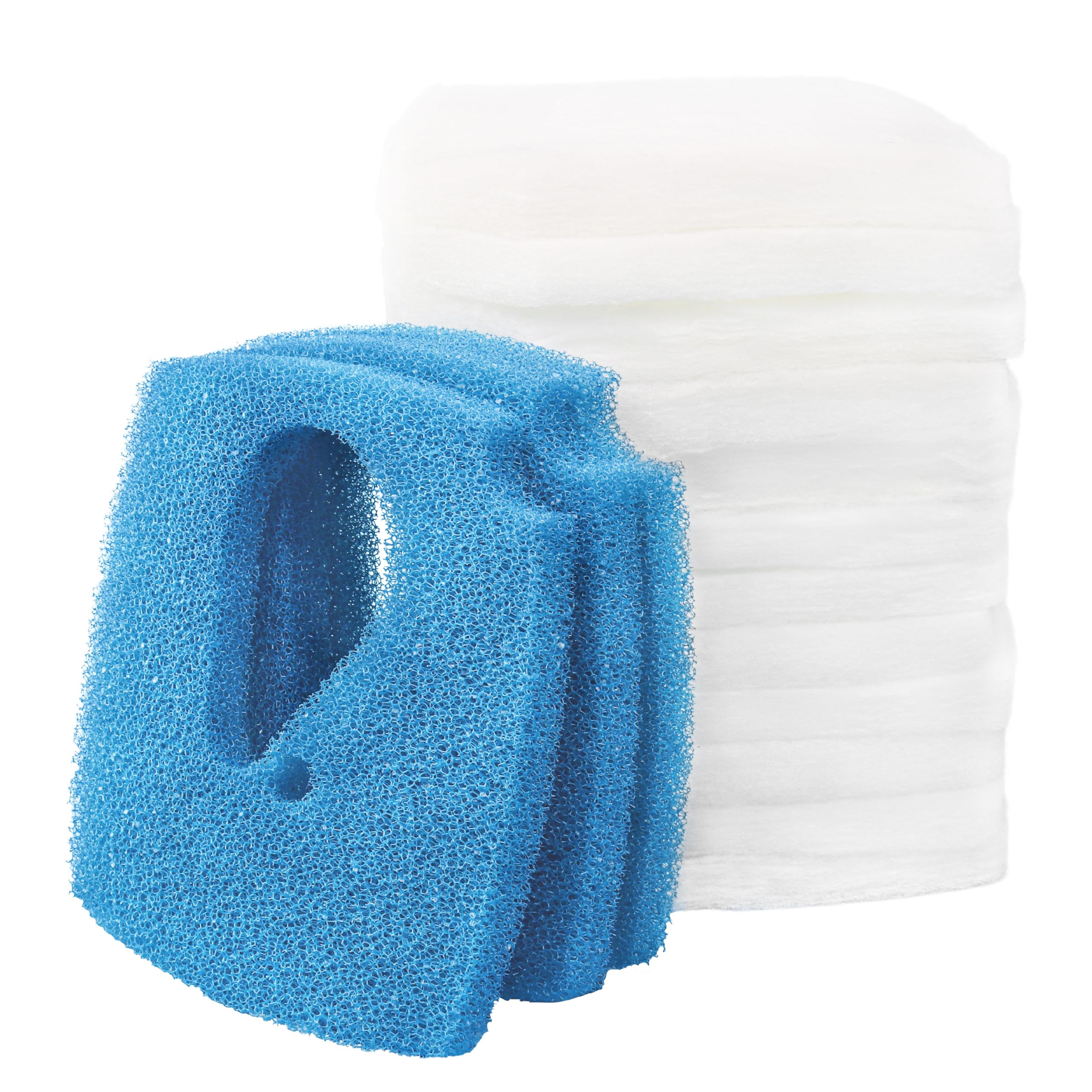 LTWHOME Replacement Coarse and Fine Filter Pads Sets Fit for Eheim 2616760 Professional 3e 2076/2078/450/700/600T(Pack of 15,3 Sets)