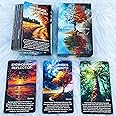 GZXINKE Nature and Seasons Oracle Deck, Spiritual Oracle Cards for Beginners, 54 Cards for Intuition, Healing, and Personal Growth, Animal Symbols, Seasonal Shifts