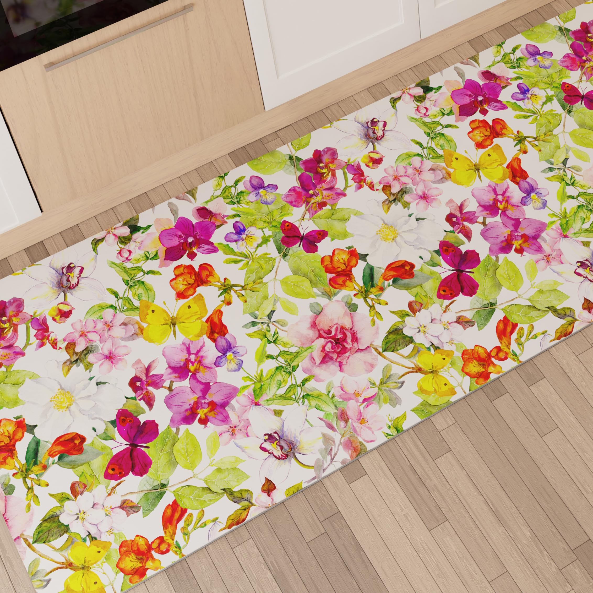 PETTI Artigiani Italiani-Kitchen Rug, Kitchen Rectangualr Rugs, Area Rug, 3D Print Pattern, 100% Made in Italy