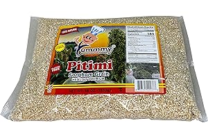 Yummmy Sorghum Millet Pitimi, Milled Coarse Grain, 56 Oz (3.5 Lbs), Kosher Certified, Gluten Free