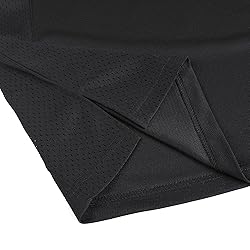 Pullonsy Blank Black Rugby Football Jerseys for Men