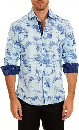 blue button up dress