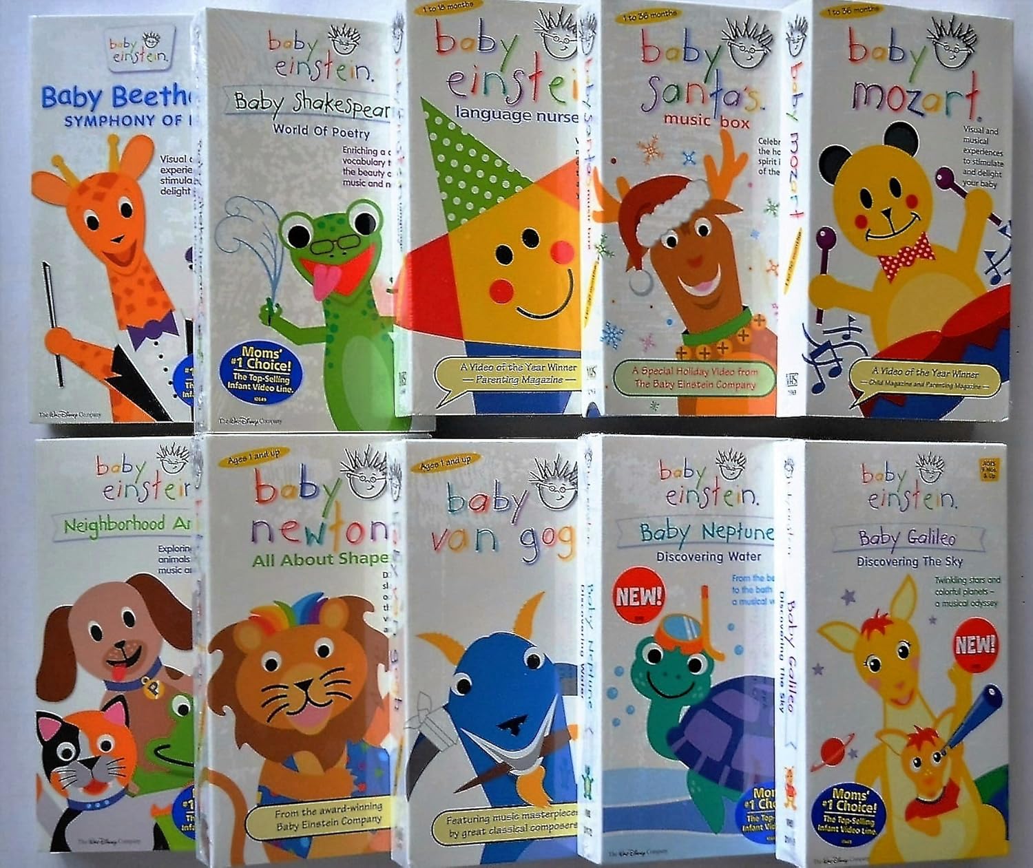 Baby Einstein Baby Beethoven Symphony Of Fun Vhs Fun Guest