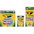 Crayola Back To School Supplies, Grades 3-5, Ages 7, 8, 9, 10, Contains 24 Crayons, 10 Washable Broad Line Markers, and 12 Colored Pencils [Amazon Exclusive]