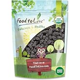 Food to Live Organic Dried Black Mulberries, 1 Pound – Non-GMO, Raw Fruit, Unsulfured, Unsweetened, Vegan, Mulberry in Bulk. 