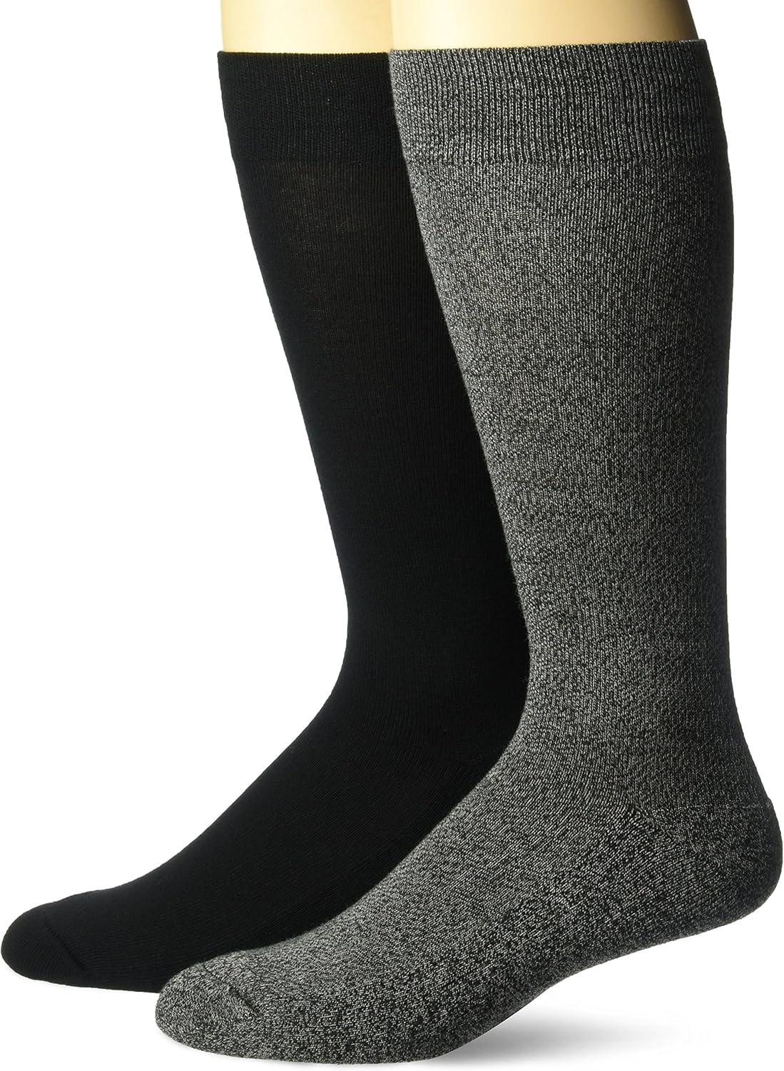 Dr. Scholl's Men's Ultra Comfort Diamond Crew Socks 2 Pair