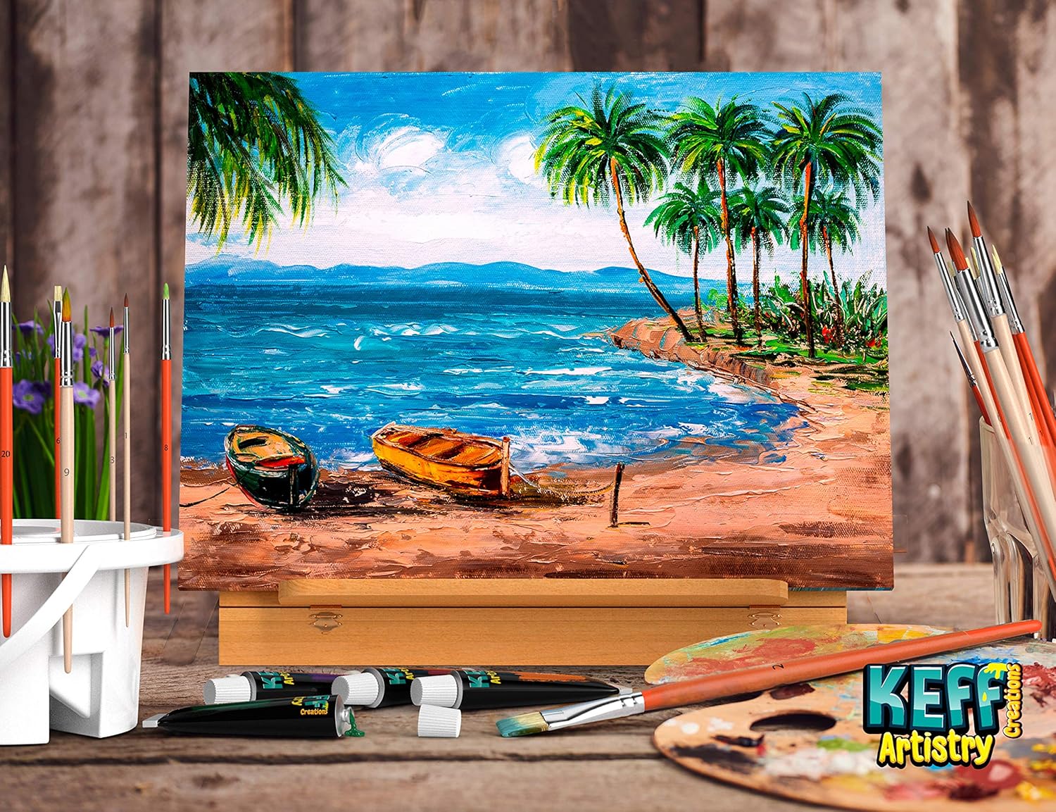 Art Supplies Set, Painting Supplies and Painting Accessories Painting Kits for Adults. Acrylic Paint, Watercolor Paint, Oil Paint Set. Includes Art Easel, and All Art Supplies for Adults.