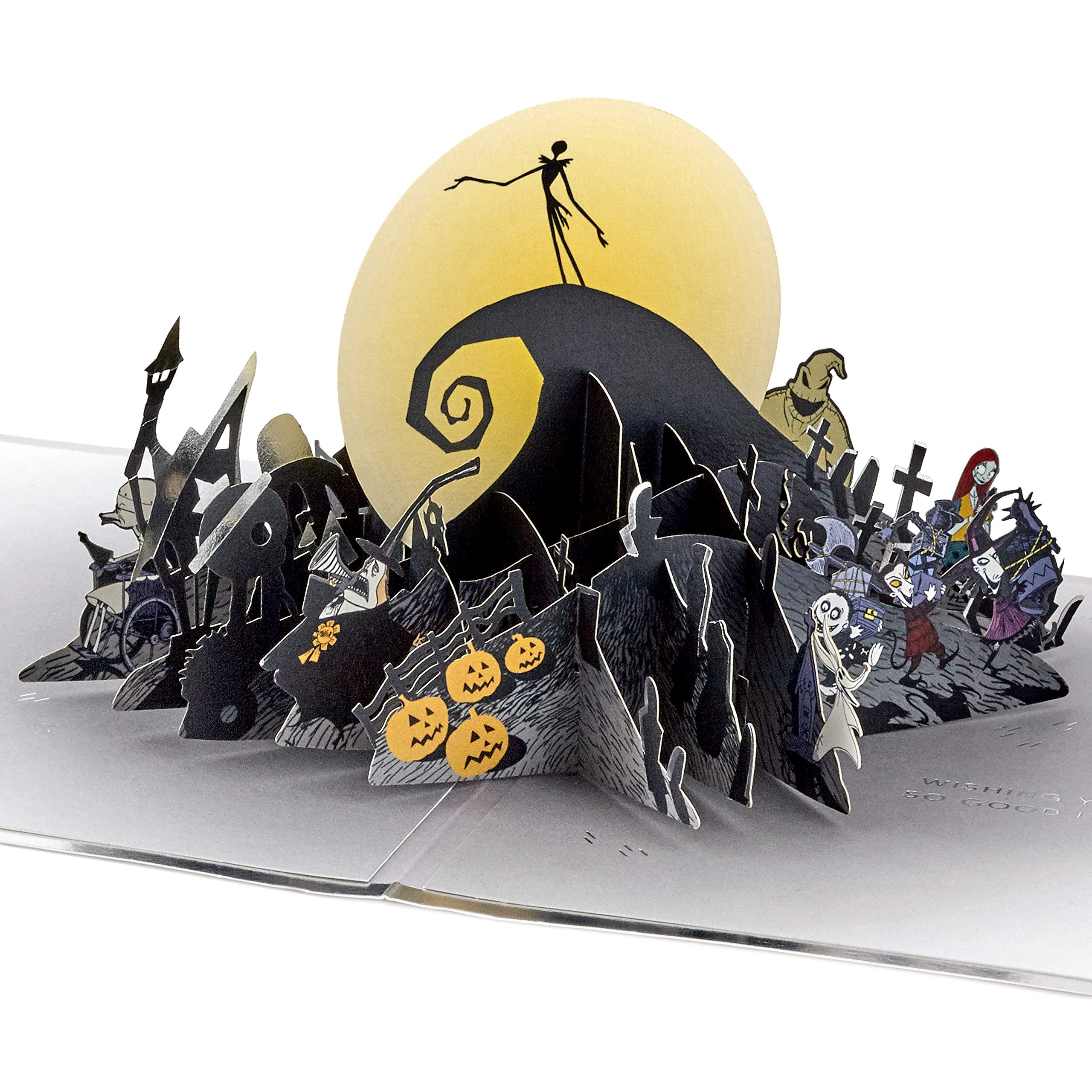Photo 1 of Hallmark Signature Paper Wonder Nightmare Before Christmas Pop Up Birthday Card, Halloween Card (Happy Nightmares)