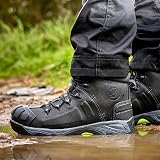 Apache Mercury Safety Boot Black Leather UK 9 Composite Toe Cap Midsole view 2