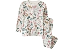 little planet by carter's Baby-Girls Fa23 in 2pc Cotton Pj Lp ButterfliesPajama Set