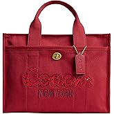 Coach Cargo Tote Bag with Bow Print