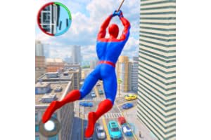 Rope Hero Games 2026 - Spider Fighter: Flying Spider Hero Rescue Game