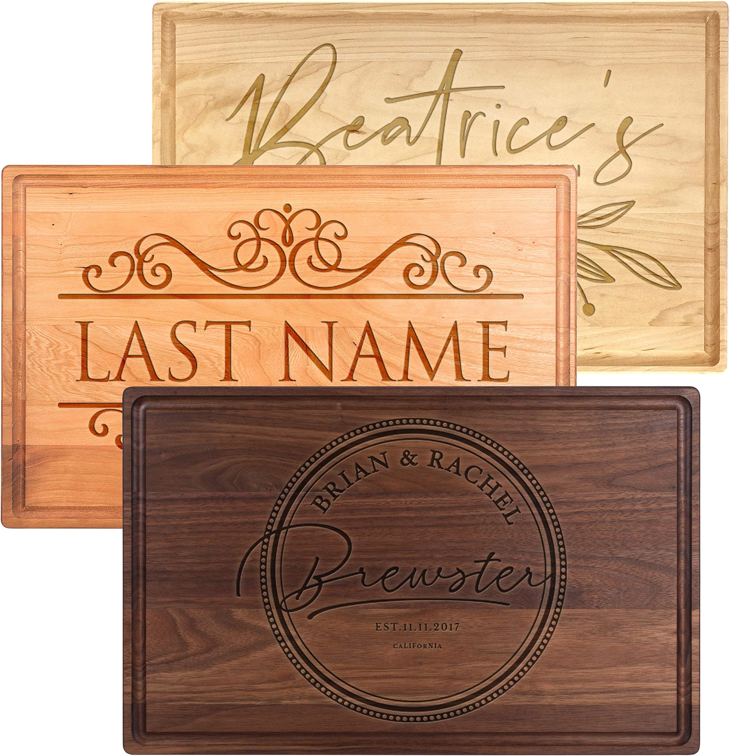 Personalized Cutting Board Laser Engraved (DESIGN-8)