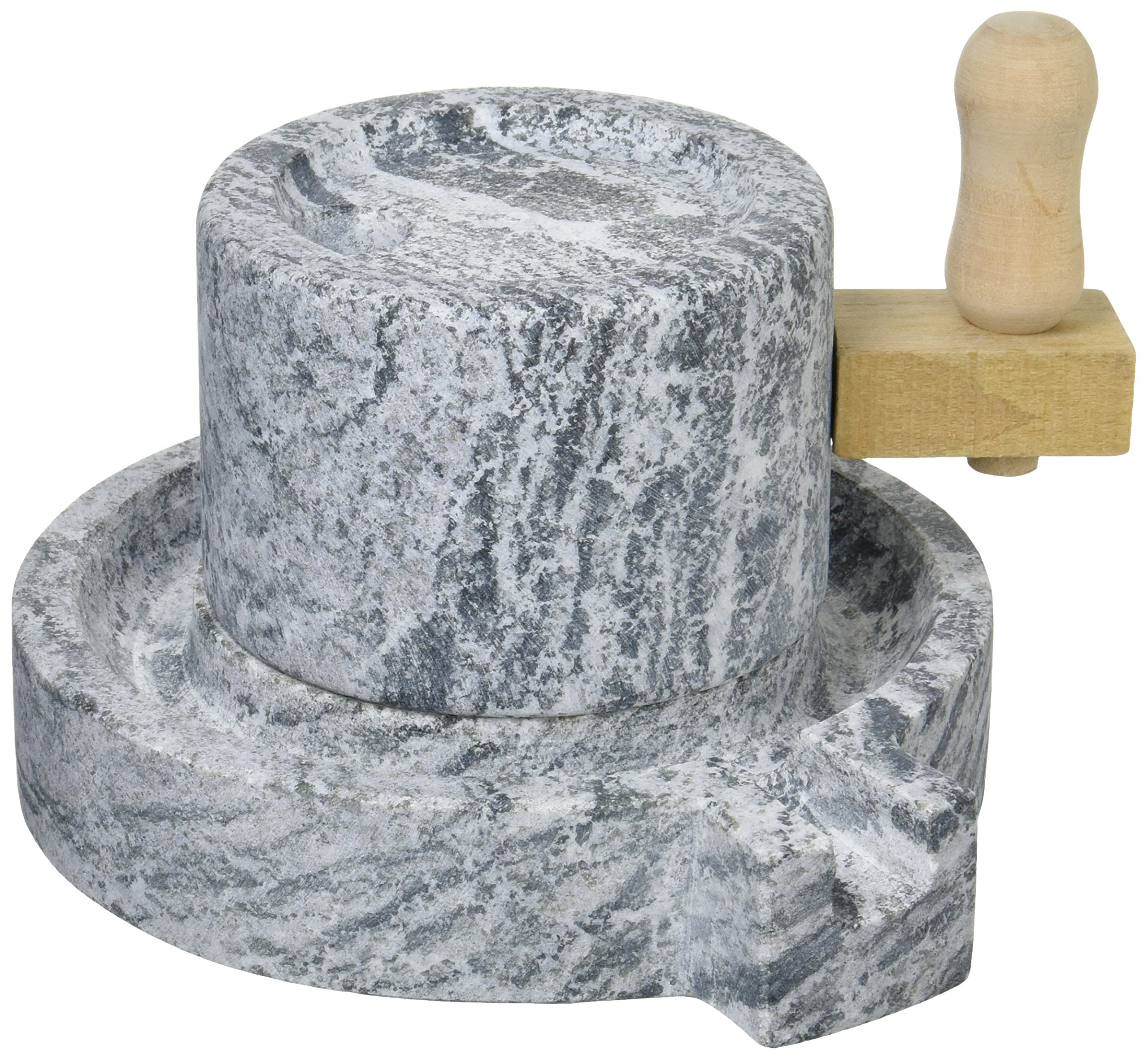 Kitchen Small Millstone Harvest Stone Grain Mill Machine Unique Old