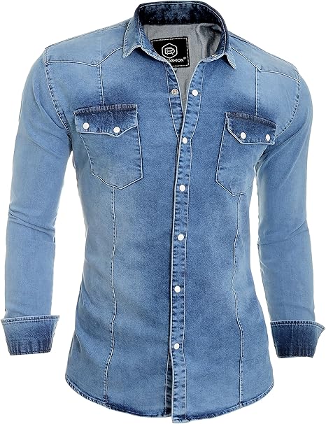 denim pearl shirt