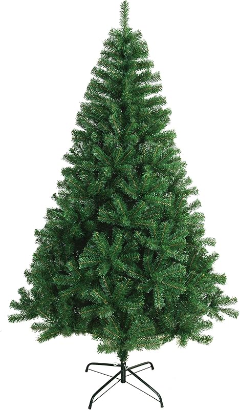 SOLAGUA Árbol de Navidad Artificial Extra Relleno, Arboles con Hojas de Espumillón 150cm a 300cm de Primera Calidad, Súper Natural C/Soporte Metálico.(Verde, 180cm 617Tips) — foto 1 de 6