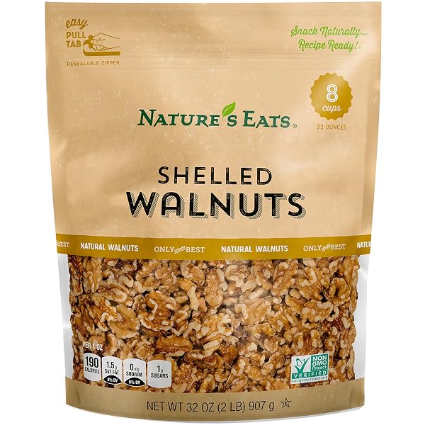 NATURE’S EATS WALNUTS, 32 OZ