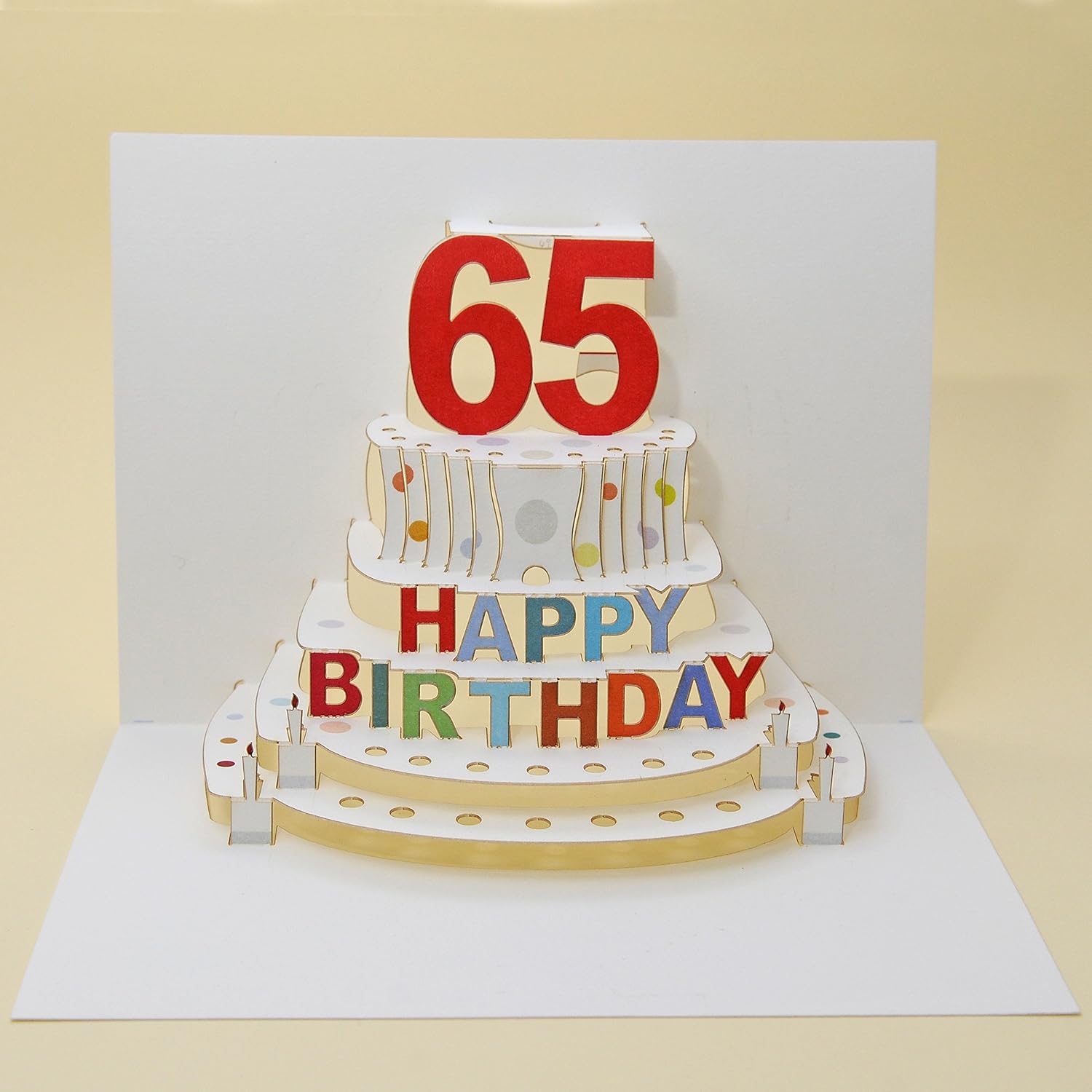 Forever Cards Pop Up Birthday Card 65th Birthday, 210 x 290 mm - Image 3