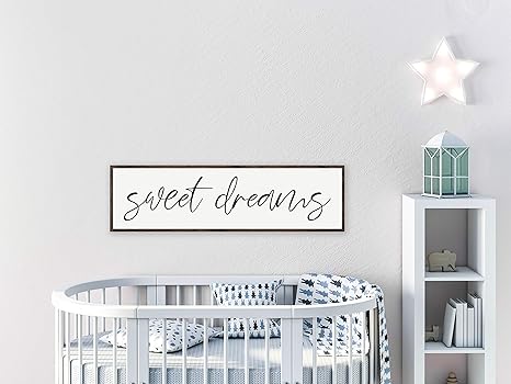 wall decor above crib