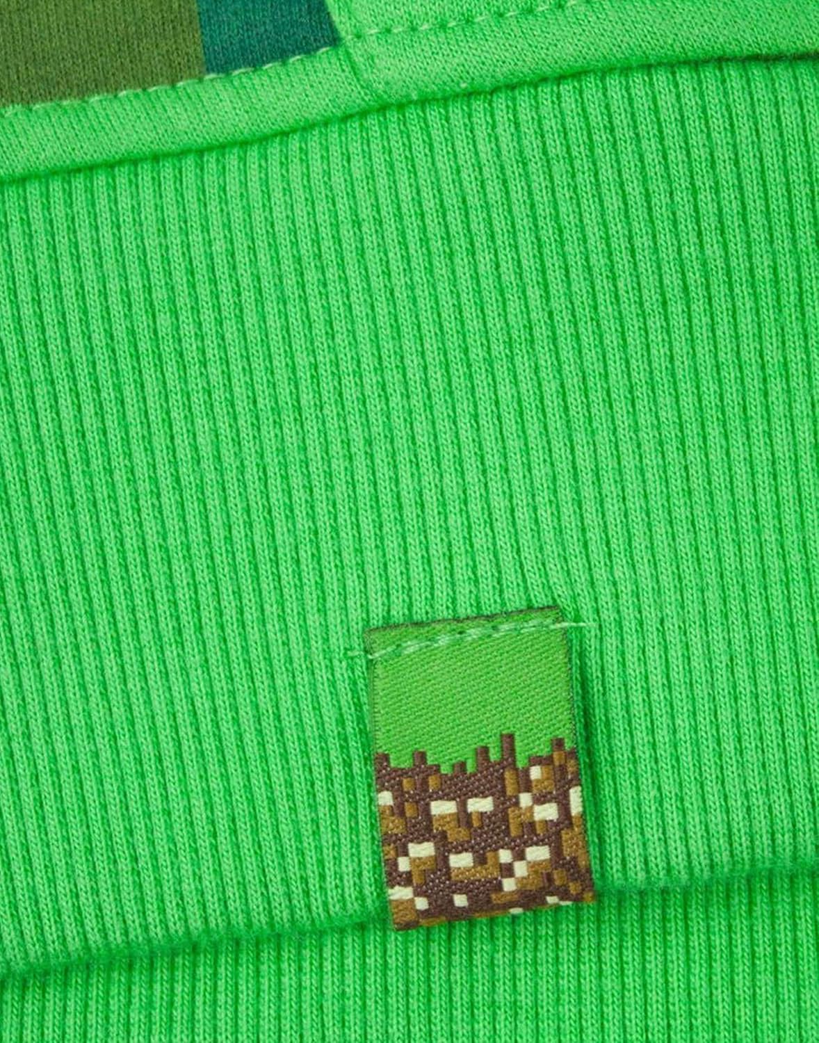 Minecraft Childrens/Boys Creeper Character Hoodie: Clothing