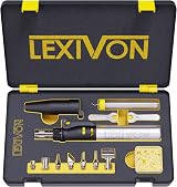 LEXIVON LX-770 Soldering Iron Kit Cordless Butane Gas with 7-Tip Set