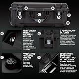Nanuk 935 Waterproof Carry-On Hard Case with Wheels and Padded Divider - Black view 5
