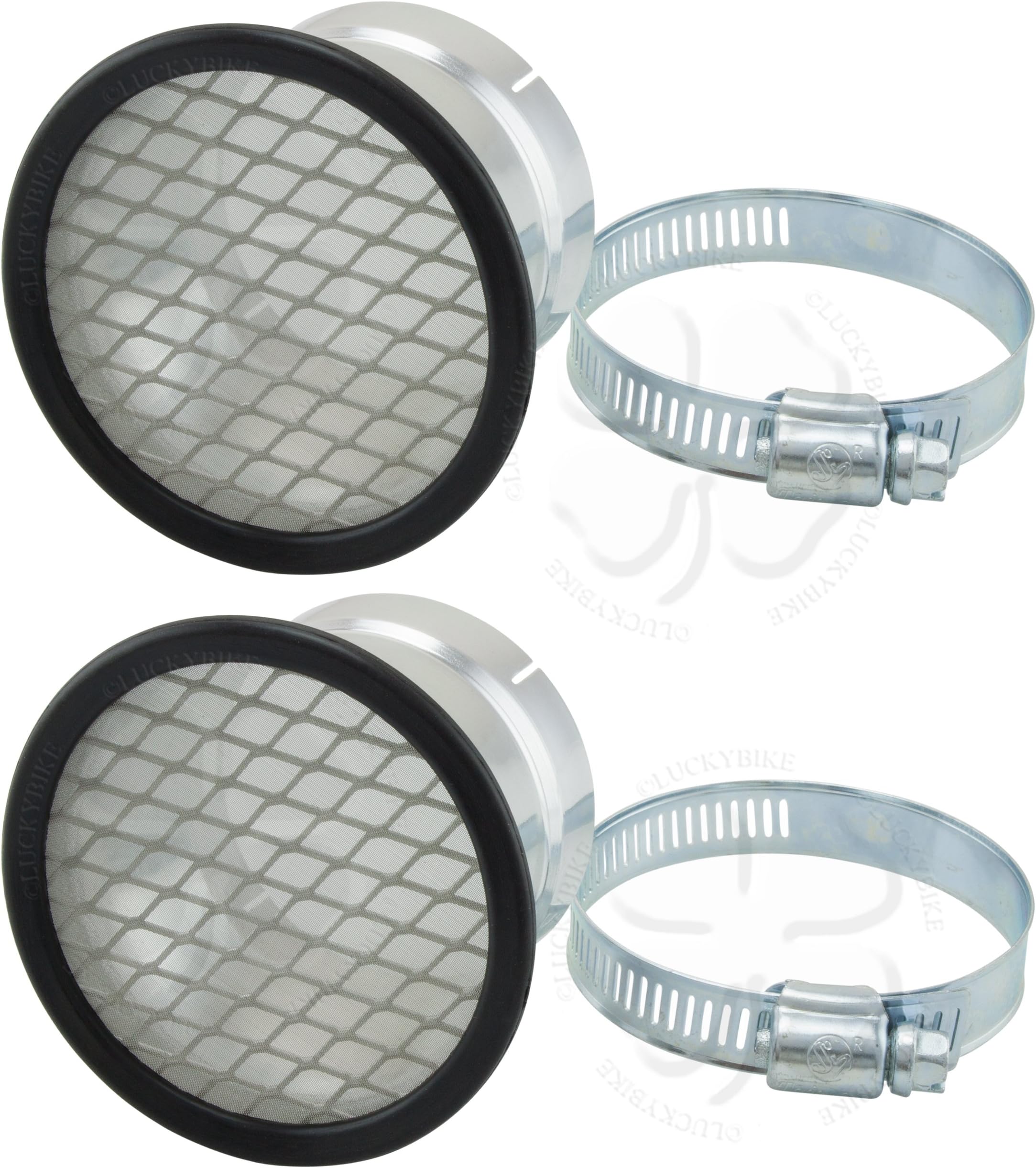 53.5mm x 35mm 2x Velocity Stack Racing Carburetor Air Filter Intake Mesh