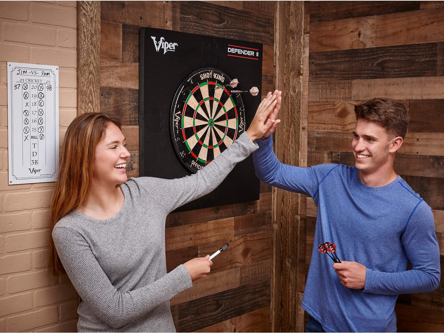 Viper Dry Erase Scoreboard, Cricket and 01 Dart Games, White, 15.375" H x 7.875" W : Dry Erase Boards : Sports & Outdoors