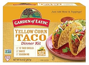 Garden of Eatin' Yellow Corn Taco Dinner Kit, 12 Count