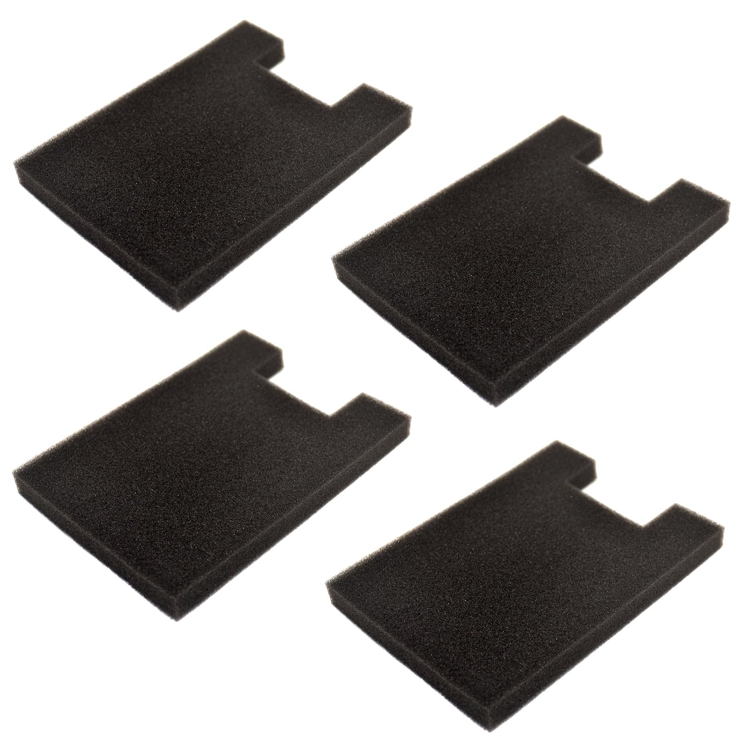 HQRP 4-Pack Foam Filter for Eureka SurfaceMax 300 2976AVZ / Surface Max 200 2977AV Upright Vacuum Cleaner Coaster