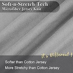 Jersey Knit Pillow Cases Standard/Queen Set of 2