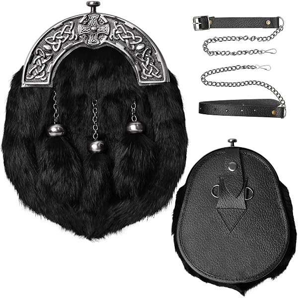Amazon.com: HIGHLAND REDSTONE Sporran Kilt for Men Premium  display picture 1