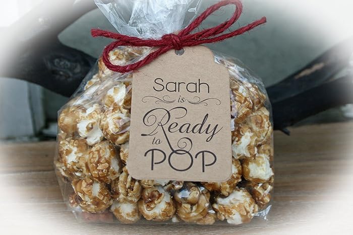 Amazon Com Baby Shower Ready To Pop Favor Tag Kits 20 Diy Kits