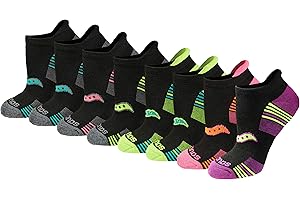 Saucony Womens Rundry Performance 8, 16 Pairs Heel Tab Athletic Socks, S-lSocks