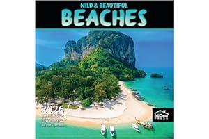 MICASA PRESS MICASA Wild & Beautiful Beaches 2026 Wall Calendar 12 Month | 12" x 24" Open | Thick & Sturdy Paper | Giftable | Calendar 2026