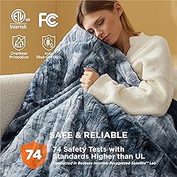 Bedsure Electric Blanket Twin - Faux Fur Sherpa