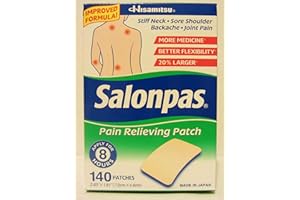 Salonpas Pain Relieving Patch 140 Patch - Pack of 1Pack (140 Patches Total)