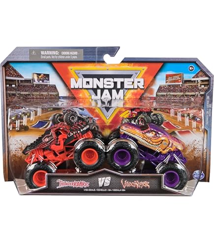 Amazon.com: Monster Jam Truck - Earth vs Surf Dragonoid (1:64