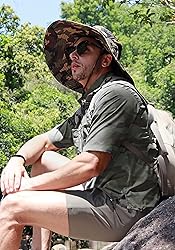Men's Fishing Shirts with Zipper Pockets UPF