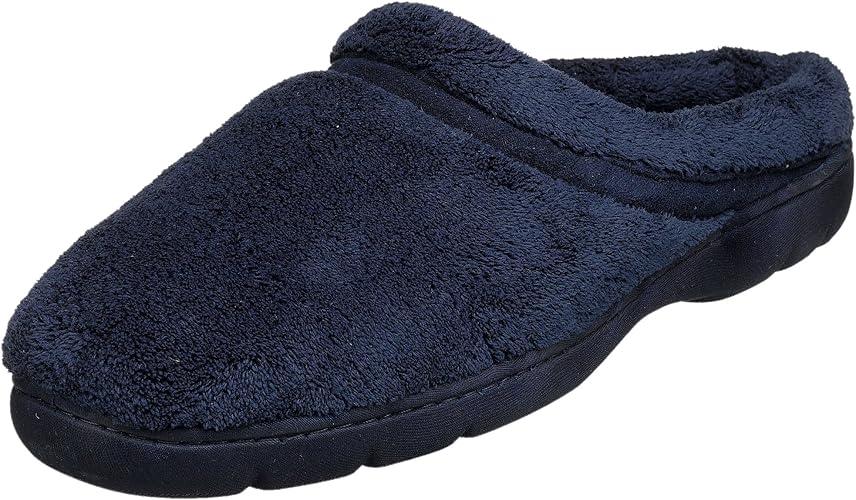 men's dearfoams microfiber clog slippers