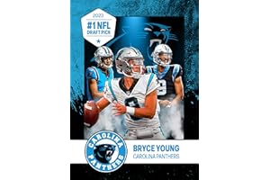 GENERIC New 2023 BRYCE YOUNG Carolina Panthers #1 NFL Draft Pick Football Card - (Unbranded, Custom Made Novelty Art Card)