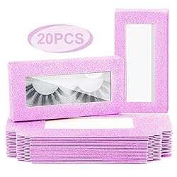 20 Pieces Soft Paper Lash Boxes Set, Eyelashes