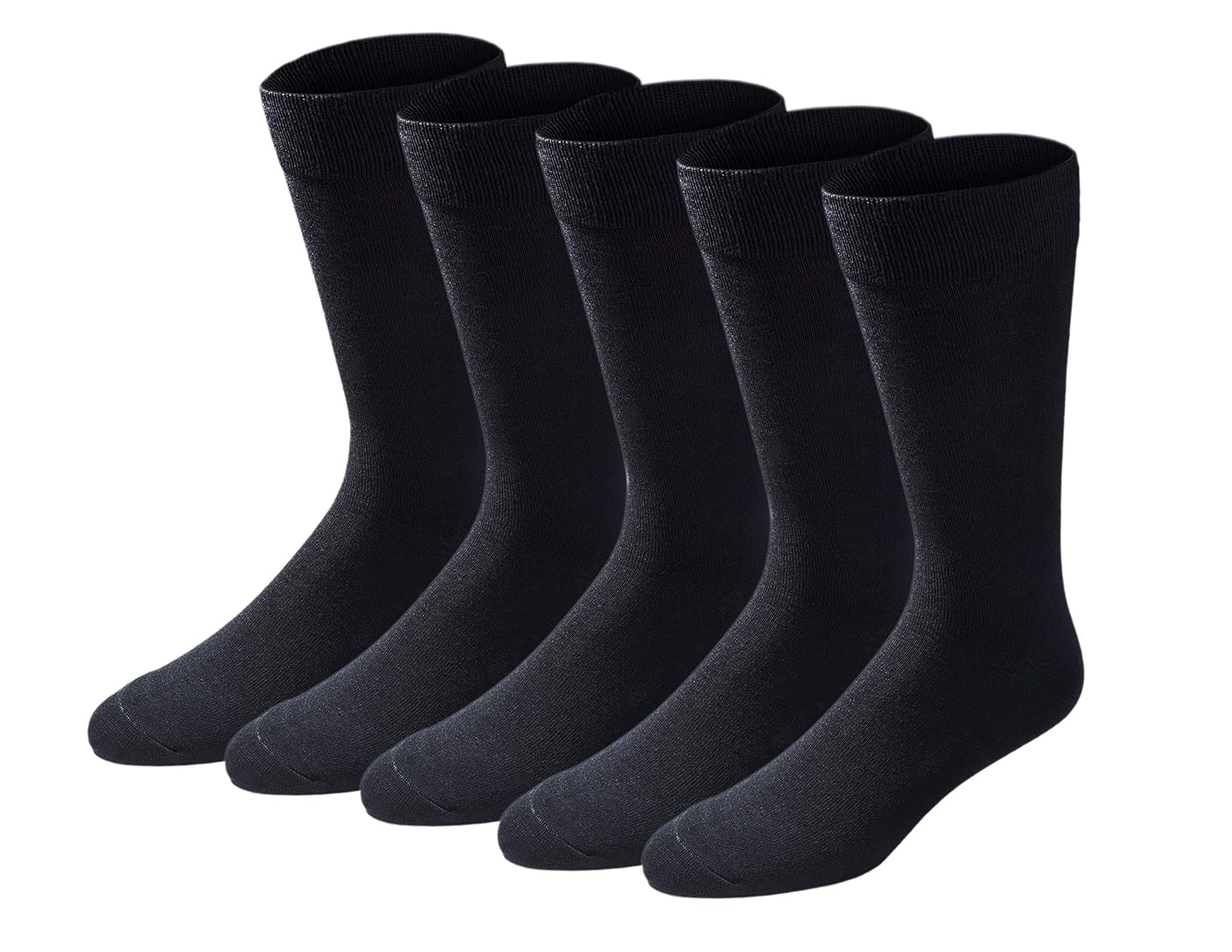Dockers Mens Classics Dress Flat Knit Crew Socks Multipacks Socks Men