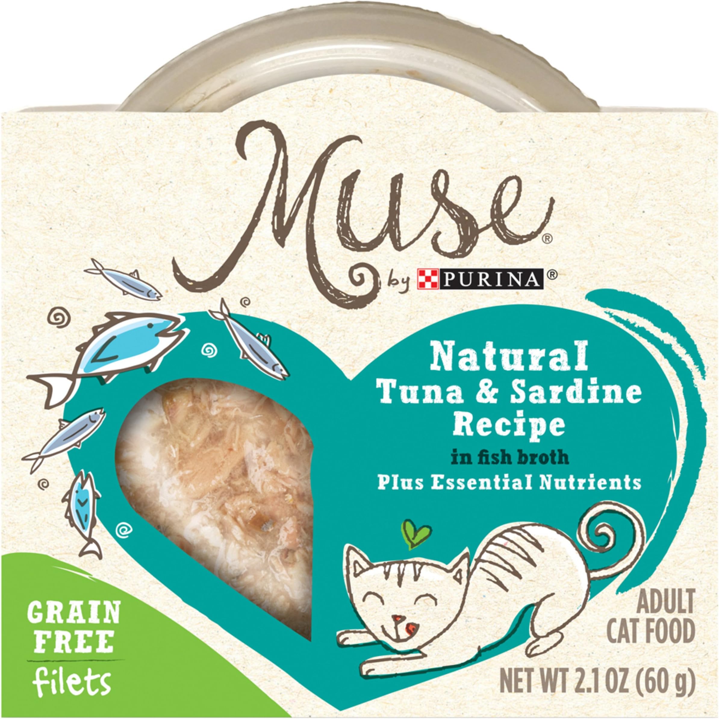 Muse by Purina Natural Recipes in Broth Wet Cat Food